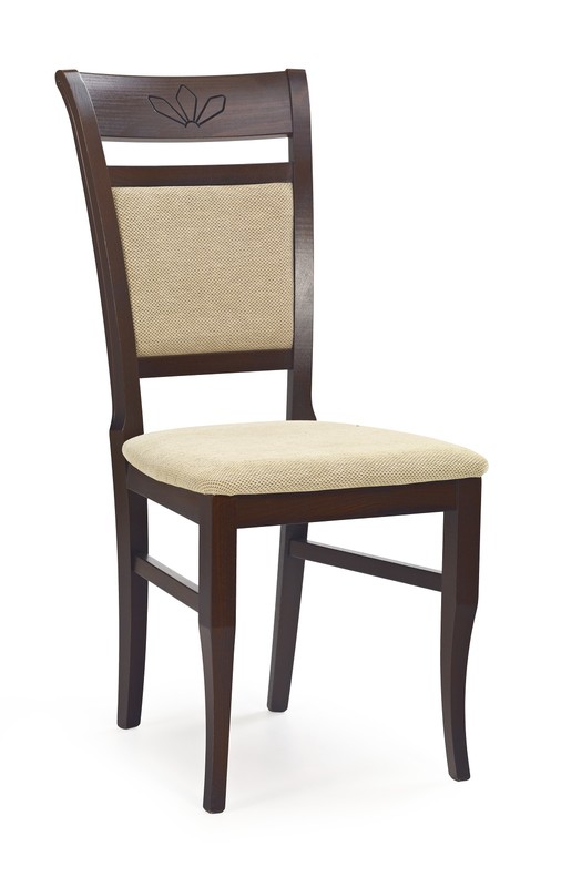 Jídelní židle z masivu H8005, tmavý ořech