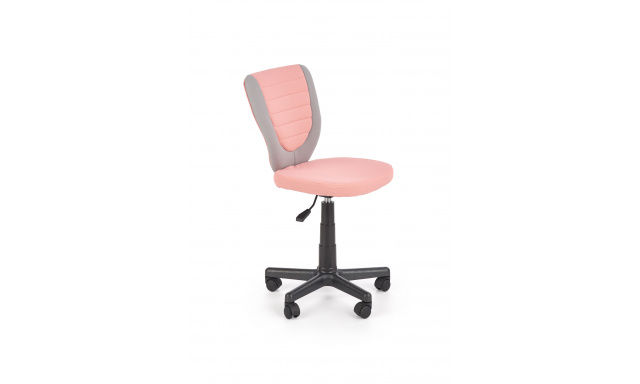 Dětská židle k psacímu stolu Hema1633, šedá/růžová