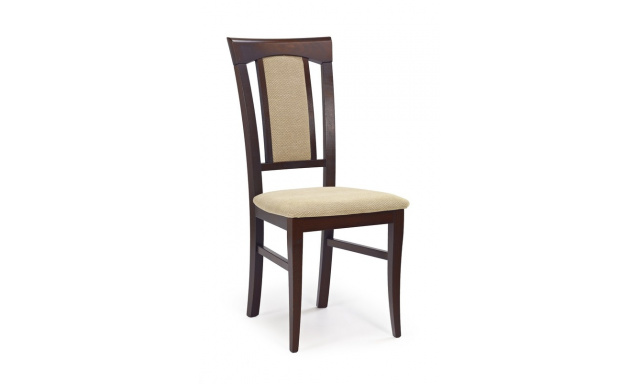 Jídelní židle Korso, ořech/béžová