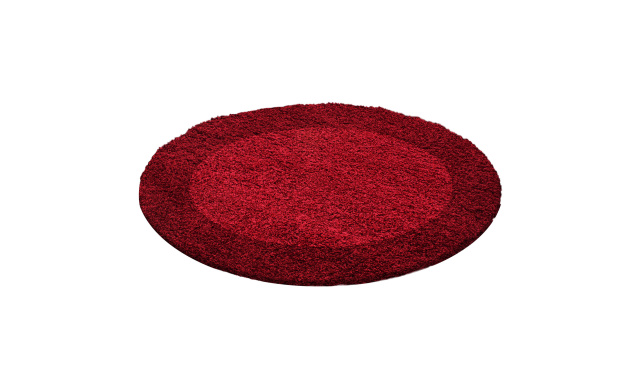 Kusový koberec Life Shaggy 1503 red kruh