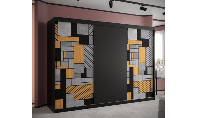 Šatní skříň Tetris, 250cm