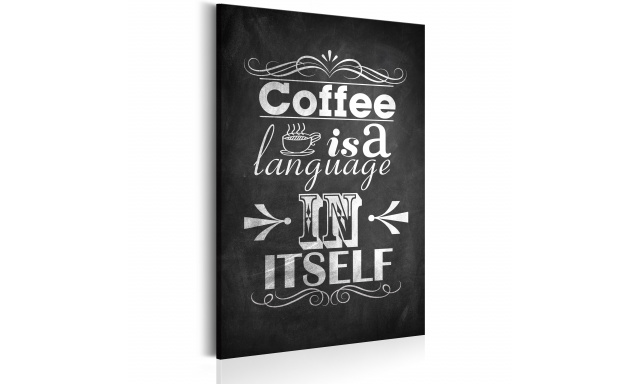 Obraz - Coffee Language