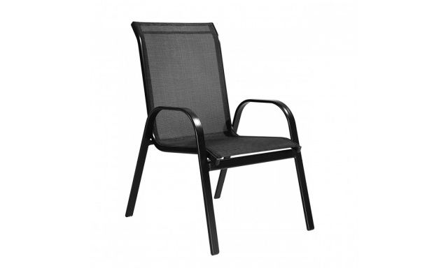 Židle na terasu Ambiente, černá