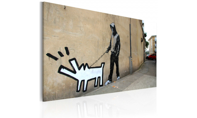 Obraz - Barking dog (Banksy)