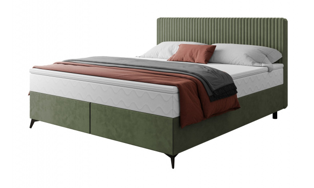 Čalouněná postel Viva 160 x 200, zelená Manila