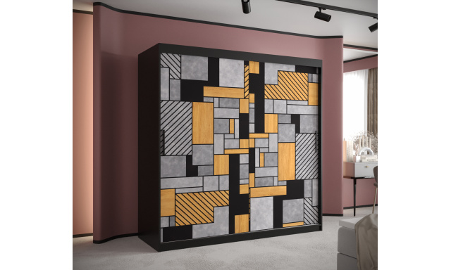 Šatní skříň Tetris 1, 180cm