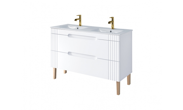 Koupelnový nábytek Denisa/ sestava J, 120cm, Alpská bílá