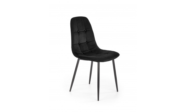 Čalouněná jídelní židle Hema2062, černá