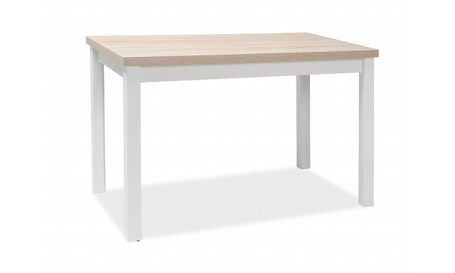 Jídelní stůl Sego110, sonoma/bílý, 100x60cm