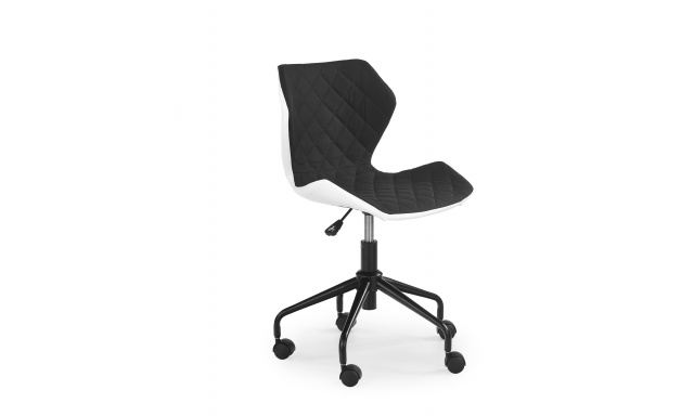 Židle k PC stolu Hema1626, bílá/černá