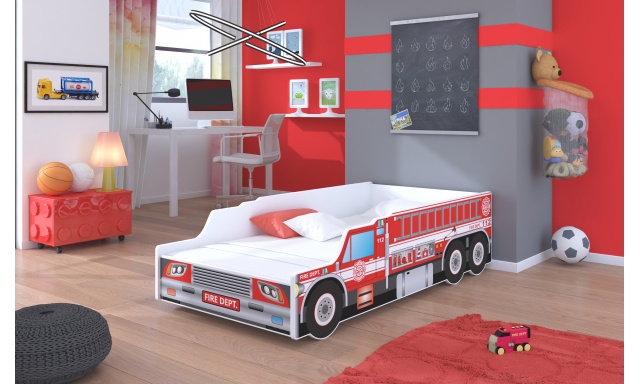 Dětská postel Fire 160x80 + matrace ZDARMA!