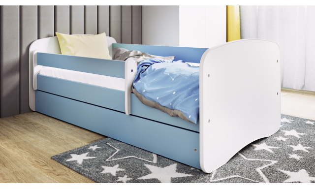 Dětská postel s úložným prostorem Sen 140X70 cm, modrá