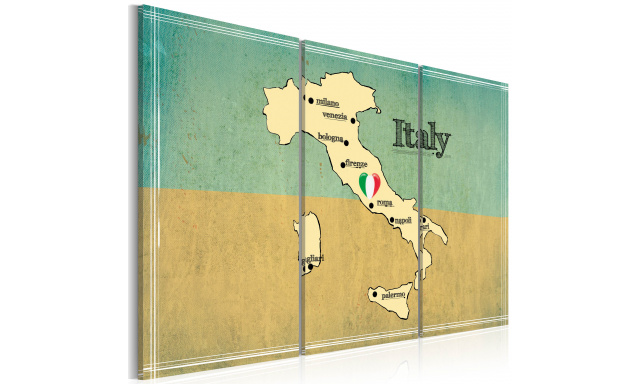 Obraz - Heart of Italy - triptych