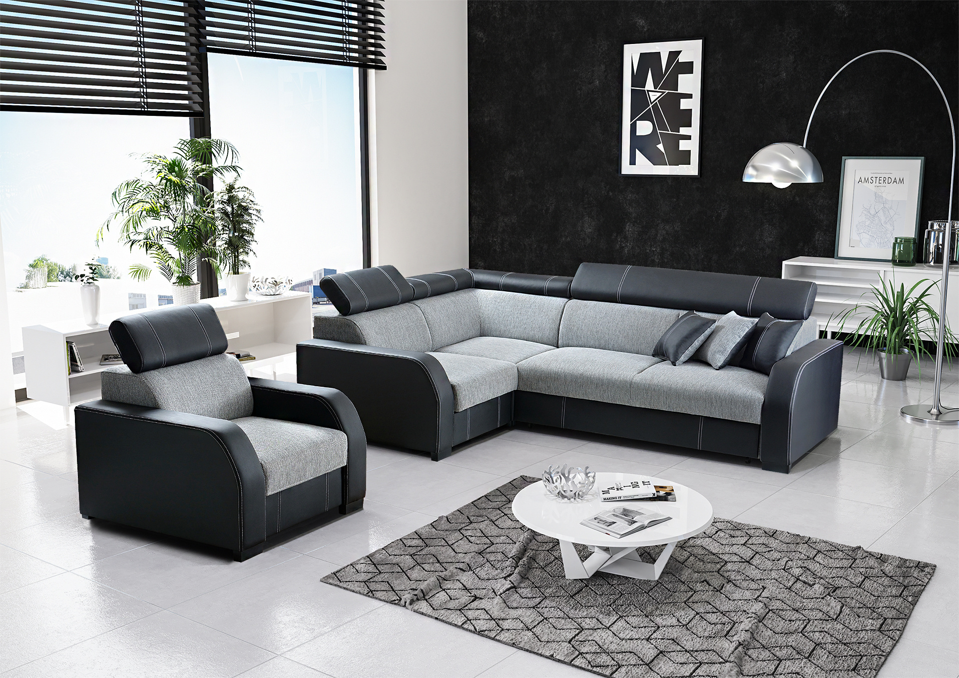 Фото современного углового дивана. Corner Sofa угловой диван. Диван серый угловой современный. Угловой диван серого цвета. Диван угловой в черных тонах.
