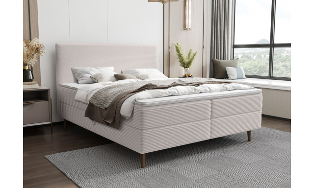 Moderní postel Karas 180x200cm, bílá Poso