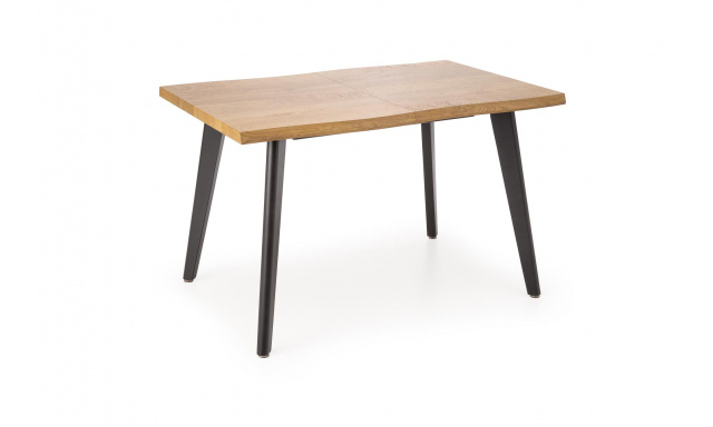 DICKSON 2 stół rozkładany 150-210/90 cm, blat - naturalny, nogi - czarny (2p=1szt)