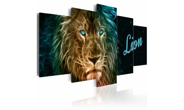 Obraz - Gold lion