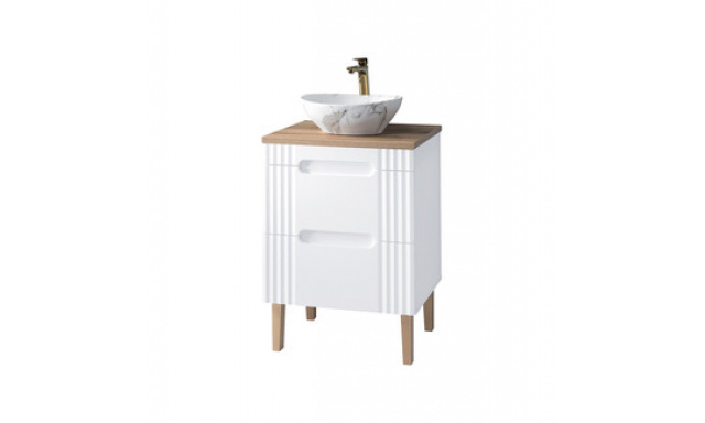 Koupelnový nábytek Denisa/ sestava F, 60cm, Alpská bílá