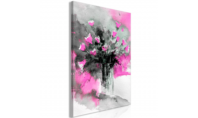 Obraz - Bouquet of Colours (1 Part) Vertical Pink