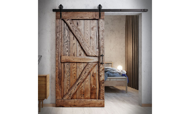 Zasouvací dveře Sandy126, 80x220cm, wood