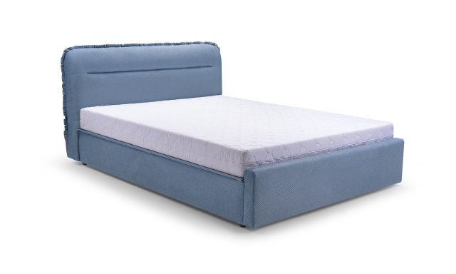 Manželská postel Israel 180x200cm, modrá + matrace!