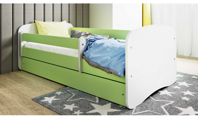 Dětská postel s úložným prostorem Sen 180X80 cm, zelená
