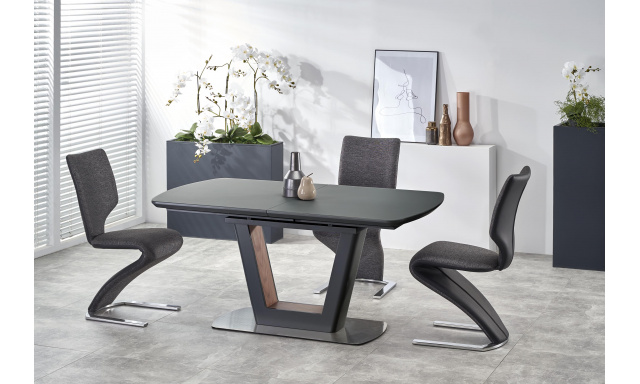 Luxusní jídelní stůl H5009, tmavě šedý