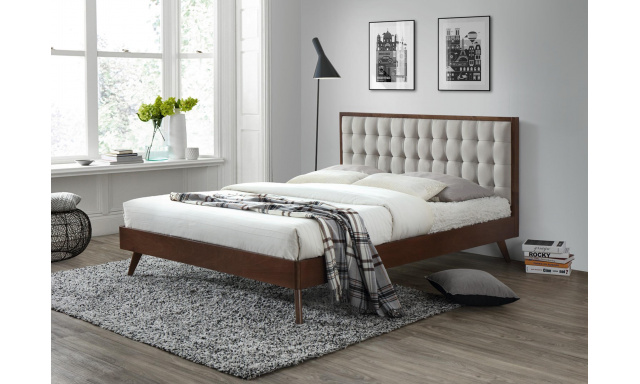 Designová čalouněná postel Salming, 160x200cm