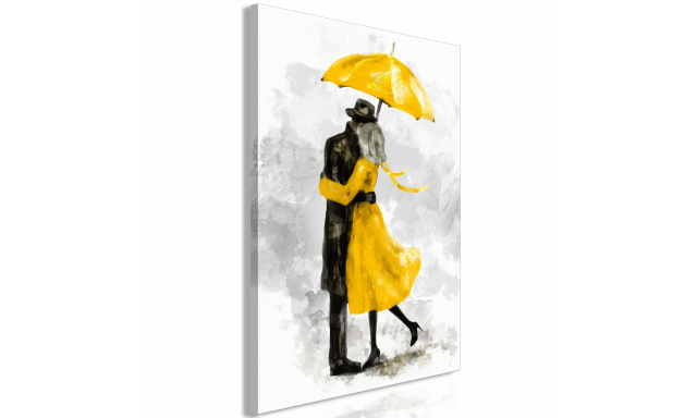 Obraz - Under Yellow Umbrella (1 Part) Vertical