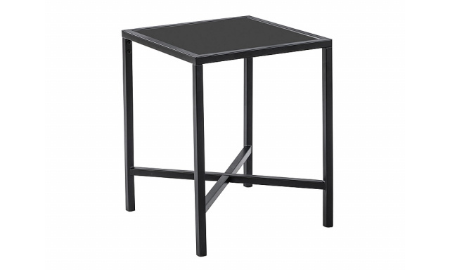 Moderní konferenční stůl Sego373, černý, 40x40cm