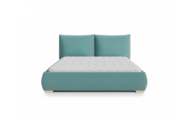 Čalouněná postel Unat 140 X 200, zelená Ottawa