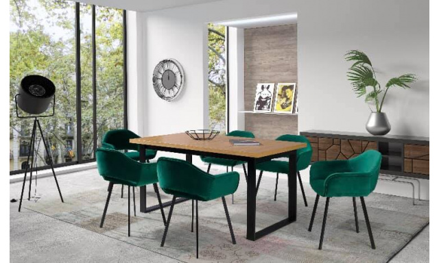 Luxusní jídelní set Lamart (stůl + 6x židle)