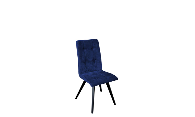 Designová jídelní židle Karla, modrá Magic Velvet