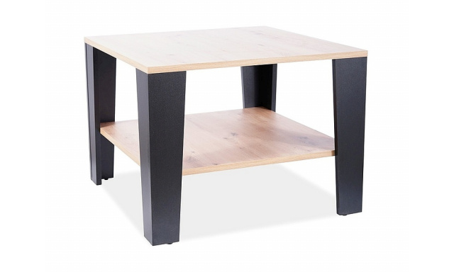 Moderní konferenční stůl Sego379, dub wotan, 67x67cm
