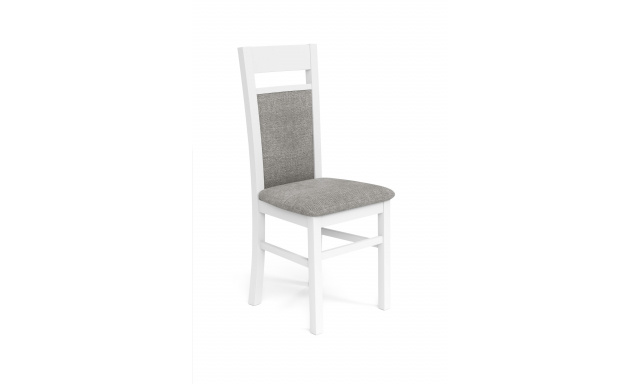 Jídelní židle Grande, bílá/šedá