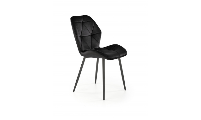 Čalouněná jídelní židle Hema2032, černá