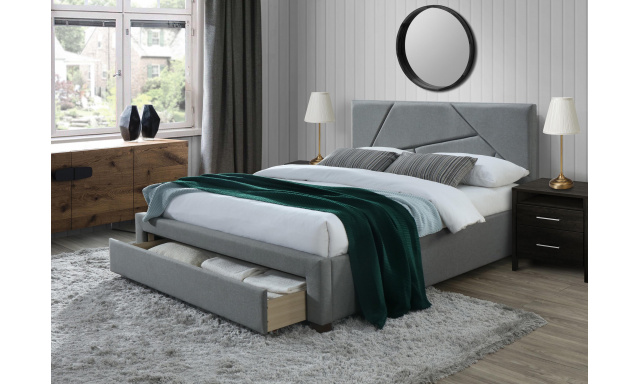 Čalouněná postel s úložným prostorem Valerie, 160x200cm