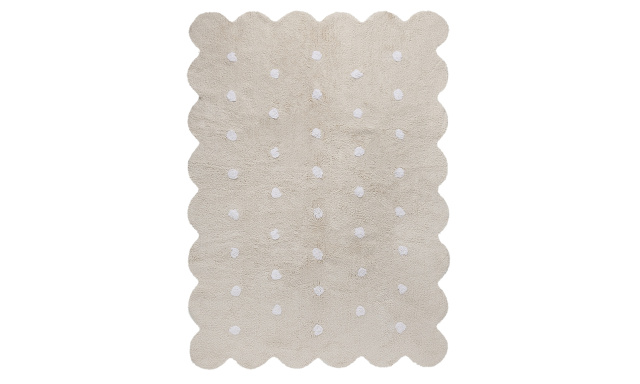 Bio koberec kusový, ručně tkaný Biscuit Beige