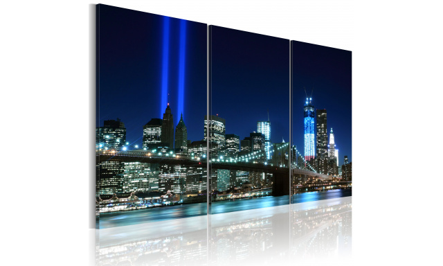 Obraz - Blue lights in New York
