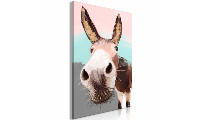 Obraz - Curious Donkey (1 Part) Vertical