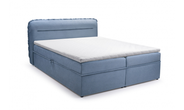 Manželská postel Corsa 180x200cm, modrá + matrace!