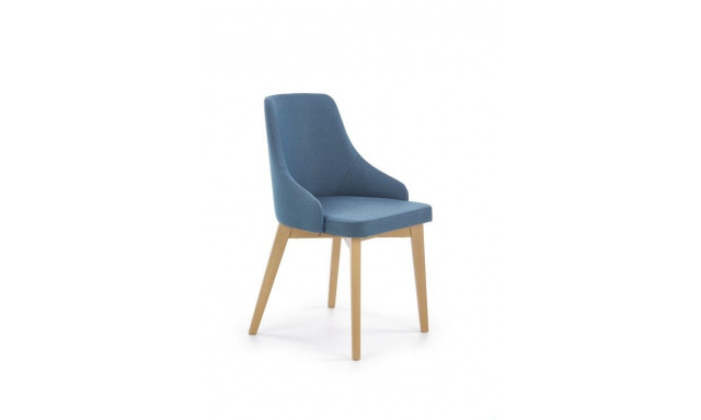 Moderní jídelní židle H2009, med / modrý dub