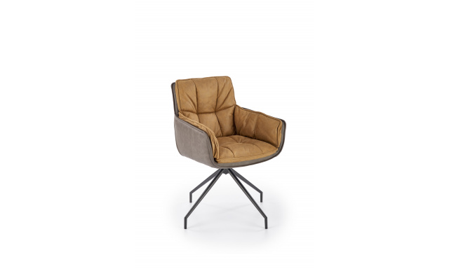 Jedálenská stolička Hema2141, hnedá