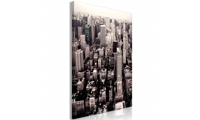 Obraz - Manhattan In Sepia (1 Part) Vertical