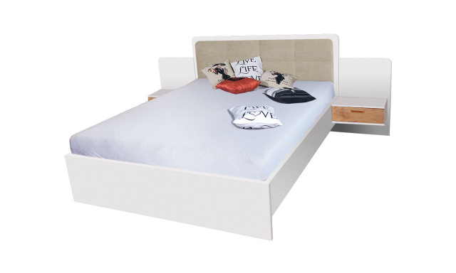Manželská postel Eden 160x200cm, borovice andersen