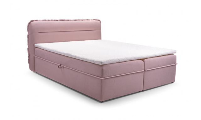 Manželská postel Corsa 180x200cm, růžová + matrace!