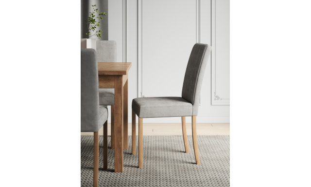 Čalouněná jídelní židle Ramos180, šedá