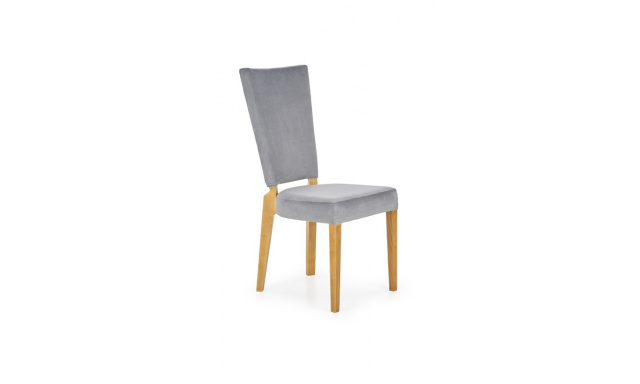 Jídelní židle Ronnie, dub medový / šedá
