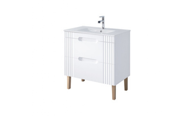 Koupelnový nábytek Denisa/ sestava M, 80cm, Alpská bílá