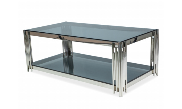 Skleněný konferenční stůl Sego334, 120x60cm